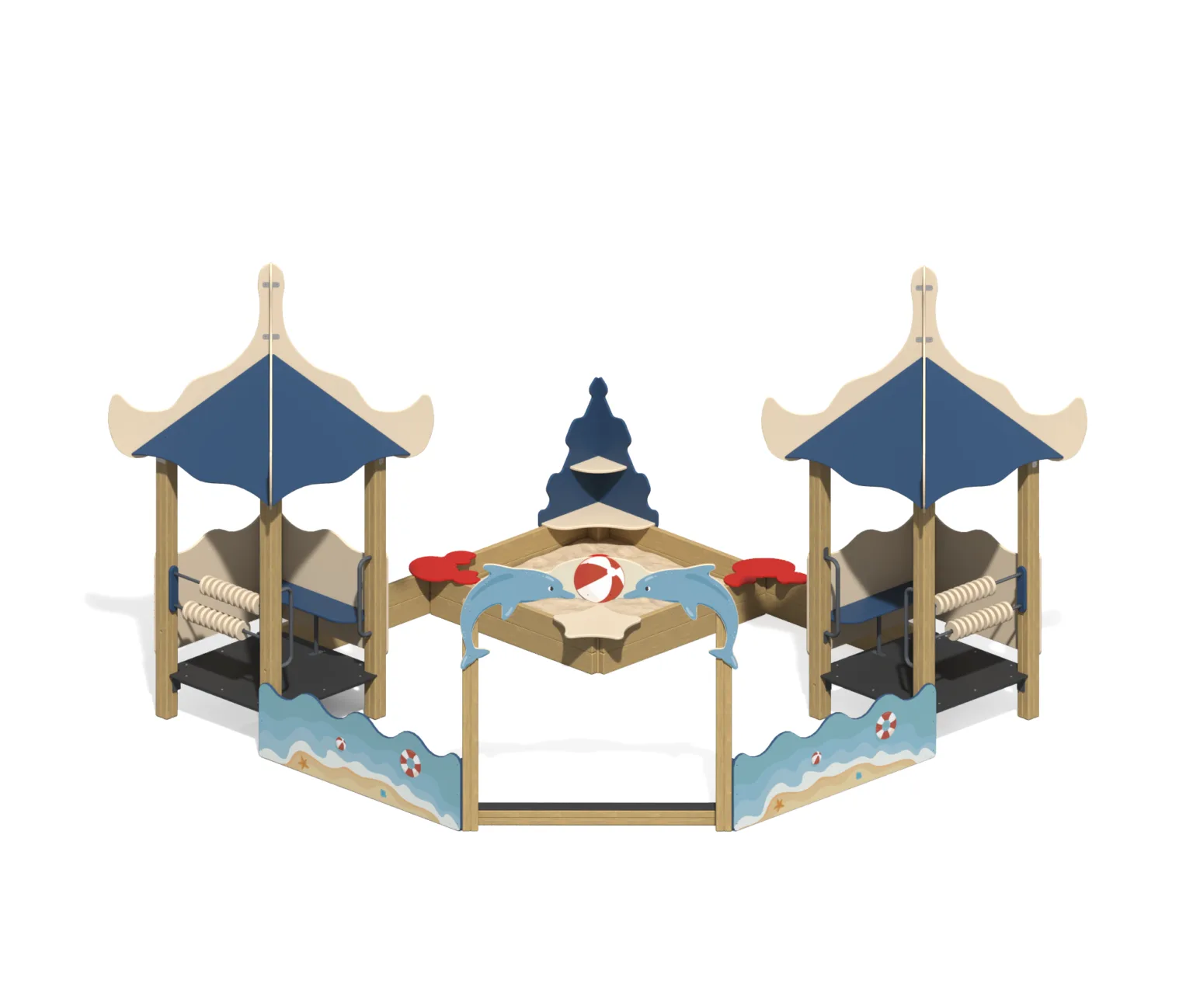 Песочный дворик "Коралл" Песочный дворик "Коралл"